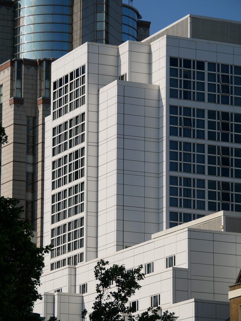 White office building